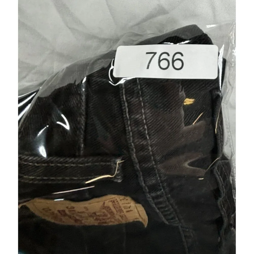 Levi's 550 Relaxed Fit Jeans Men's W42 L30 Black Denim 100% Cotton VTG